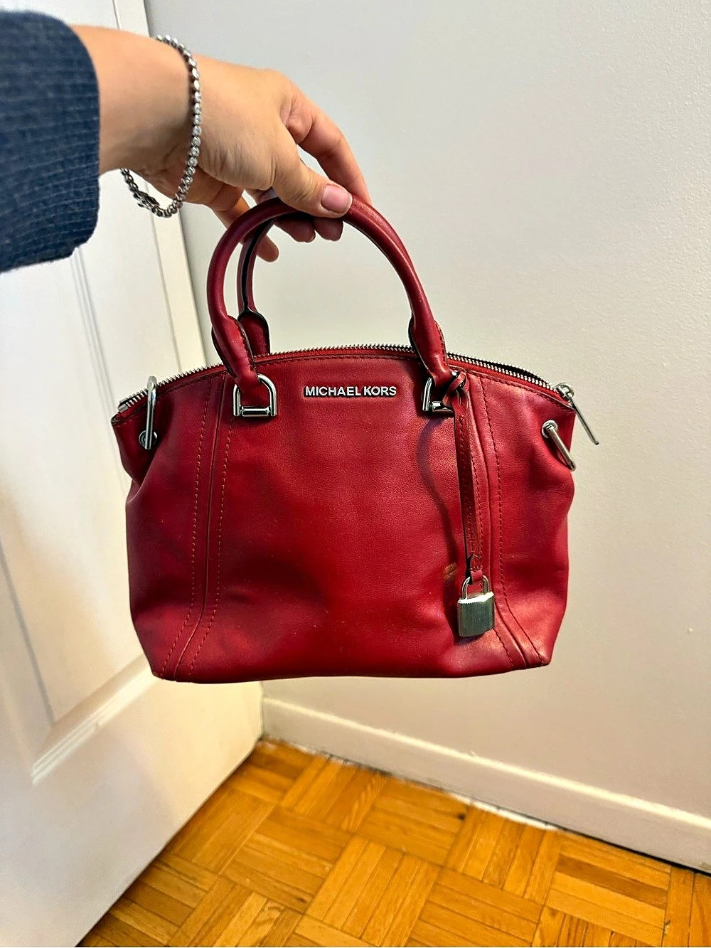 Michael Kors Red Satchel